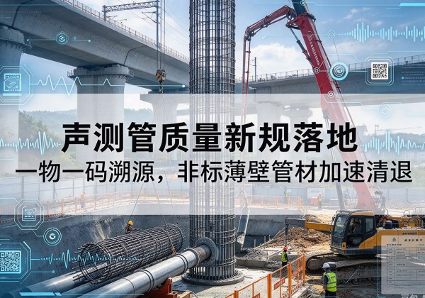 临邑声测管质量新规落地，一物一码溯源，非标薄壁管材加速清退